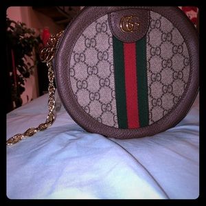 Authentic round gucci bag